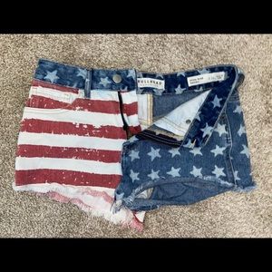 Bullhead American flag shorts